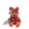 Pepotin Alice - red plush dress and headband with ears