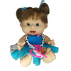 Pepotes Holly - Brown Hair, Blue Tutu Dress